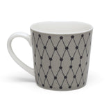 Net Grey/Black - Small Porcelain Mug