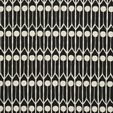Feathers Black/White - Cotton Fabric