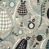 Fruit Garden Grey - Cotton fabric