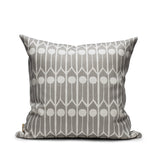 Feathers Grey - Linen/cotton fabric