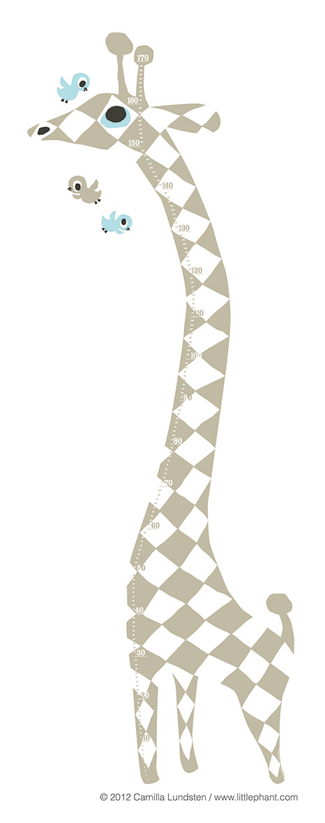 Wallsticker - Giraffe Harlequin