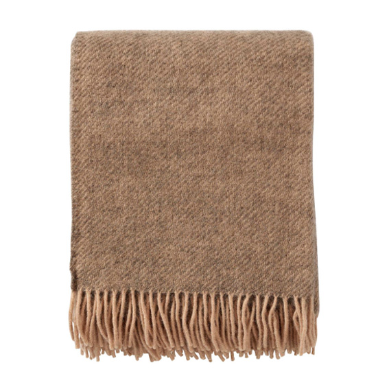 Organic wool blanket - Sand